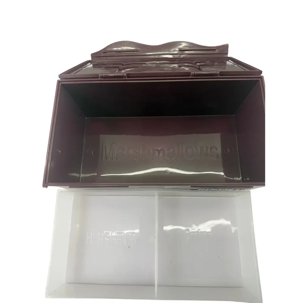 Hershey’s S’mores Storage Container Divided Candy Box Brown